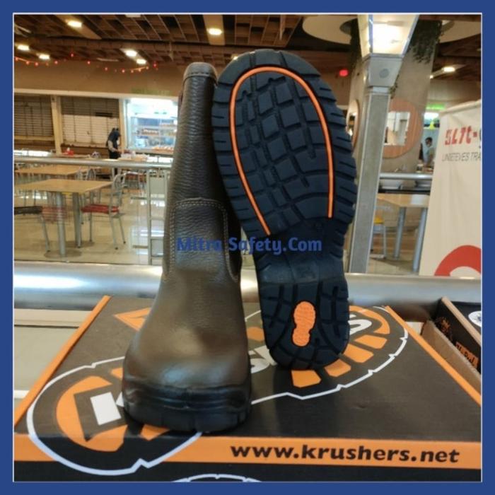 TERMURAH Sepatu Safety Krushers Texas Brown / Sepatu Krusher Texas Brown / Sepatu Krusher Murah READ