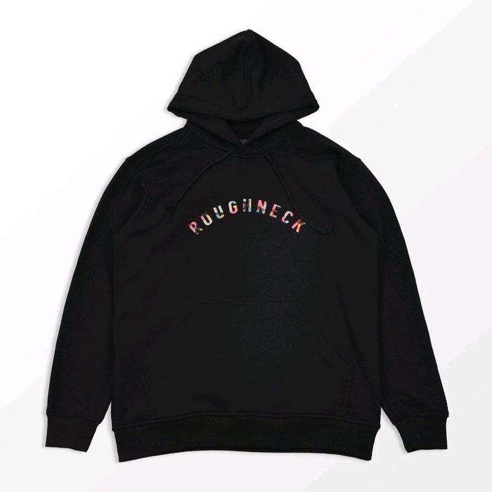 Hoodie Jumper korean style jaket roughneck big size priawanita size S M L XL XXl distro kekinian