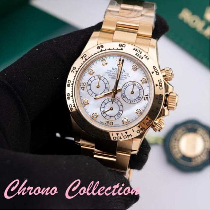 Jam RolexReplica Watch Daytona 116508 Mother Of Pearl Dial Clean Factory 40mm