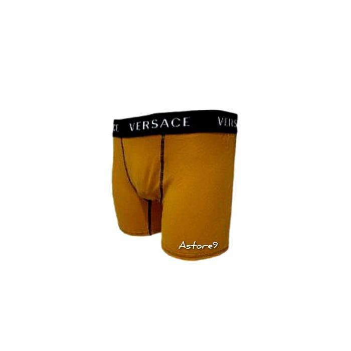 PREMIUM Versace Celana Dalam Pria Boxer Katun Spandek Nyaman Lembut Size M L XL Untuk Remaja Dewasa 