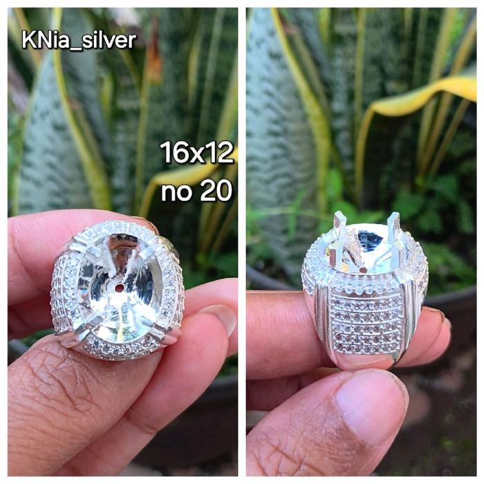 emban/ ring cincin perak 925 pake gigi