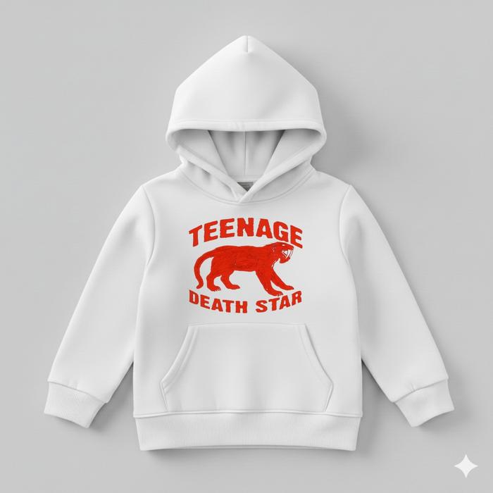 Jaket Hoodie Anak Keren Viral TikTok Teenage Death Star Sweater Anak Cowok Cewek Gaya Retro Streetwe