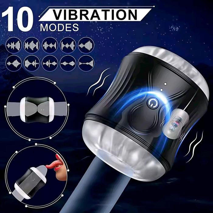 Frisdw Nc Alat Bantu Seksual Pria 10 Mode Ipx7 Waterproof Silicone