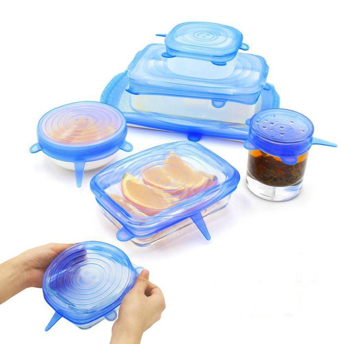 Universal Silicone Lids Stretch Suction Cover Cooking Pot Pan