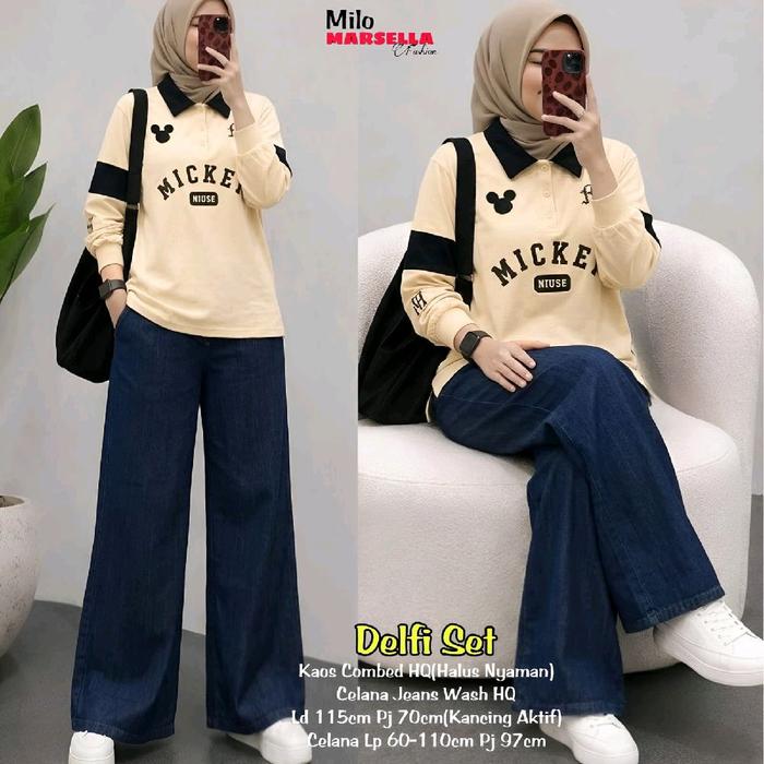 new delfi set celana by marsella