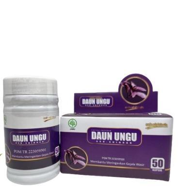 Kapsul Herbal Daun Ungu Ash-Shihah BPOM / obat wasir / ambeven / ambeyen