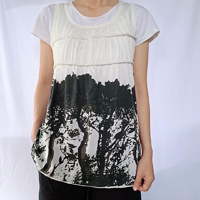 Tank Top Wanita Ghost of Harlem - Desain Unik