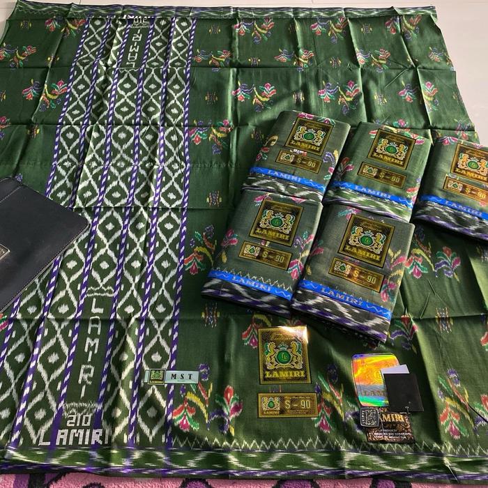 Sarung Lamiri full sutra basah original registered pabrik  kembang dewasa muslim