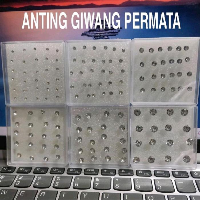 Anting Giwang Permata/Anting Tusuk/ Anting Ceplik 1A