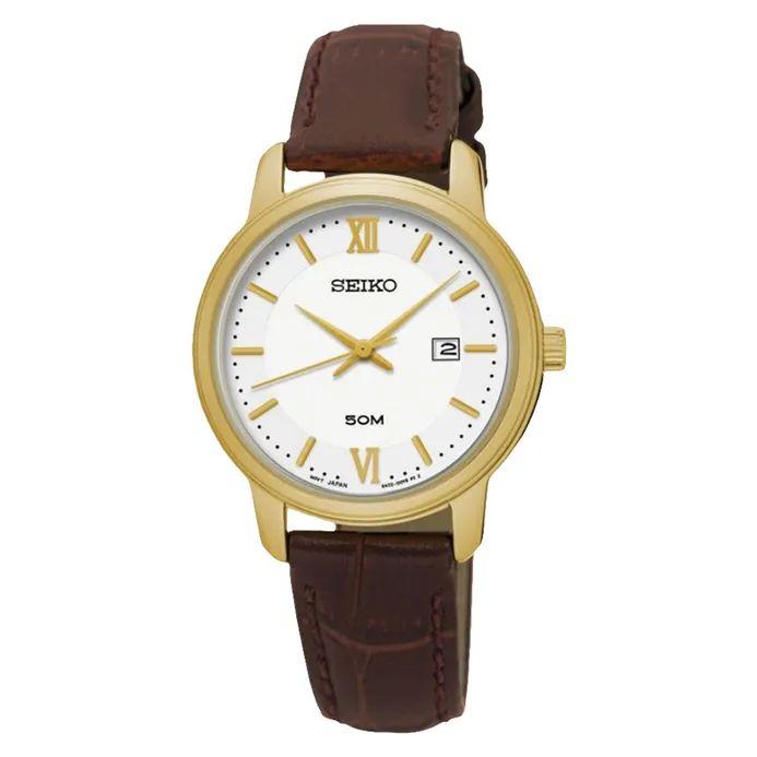 Seiko sur742p1 jam tangan original quartz wanita k b p ori sur742k1 sur742j1 sur742p1 sur742 watches