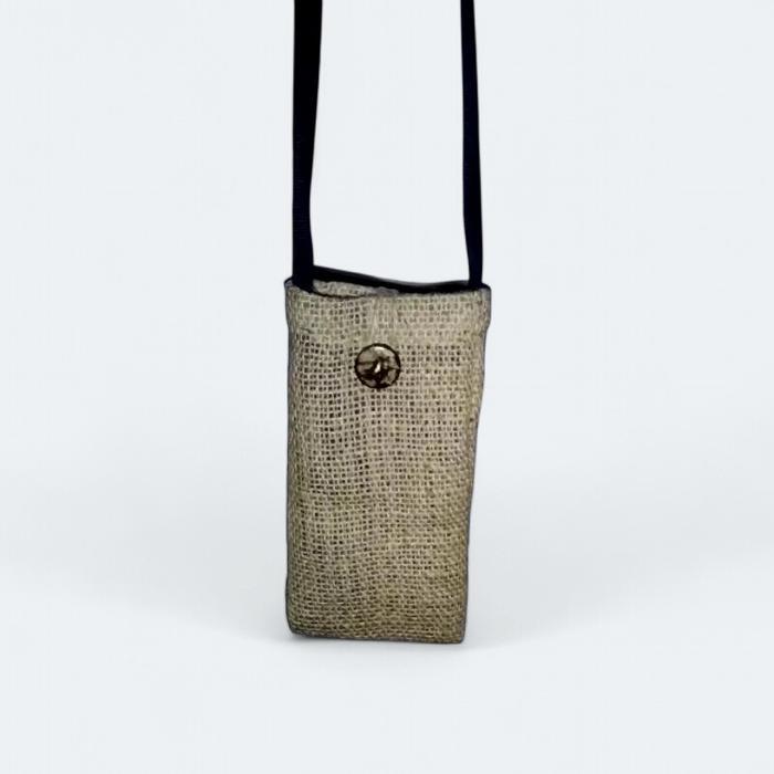 Ready Tas Selempang Mini Dari Kain Goni Cocok Buat Wadah Hp Unik Dan Menarik Tas Hp