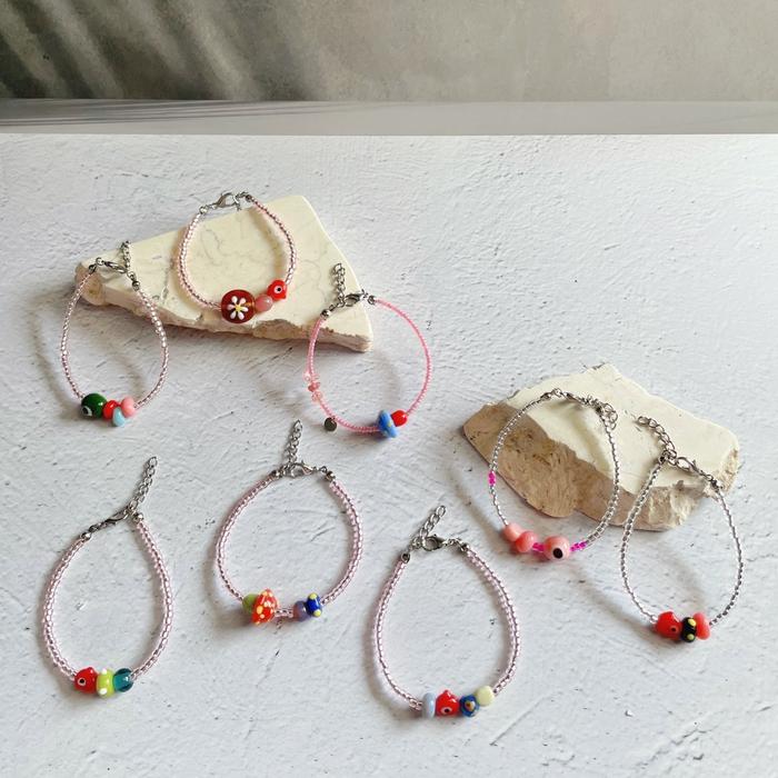 Wcraft.id Gelang Manik Wanita Rantai wcraft.id Bracelets