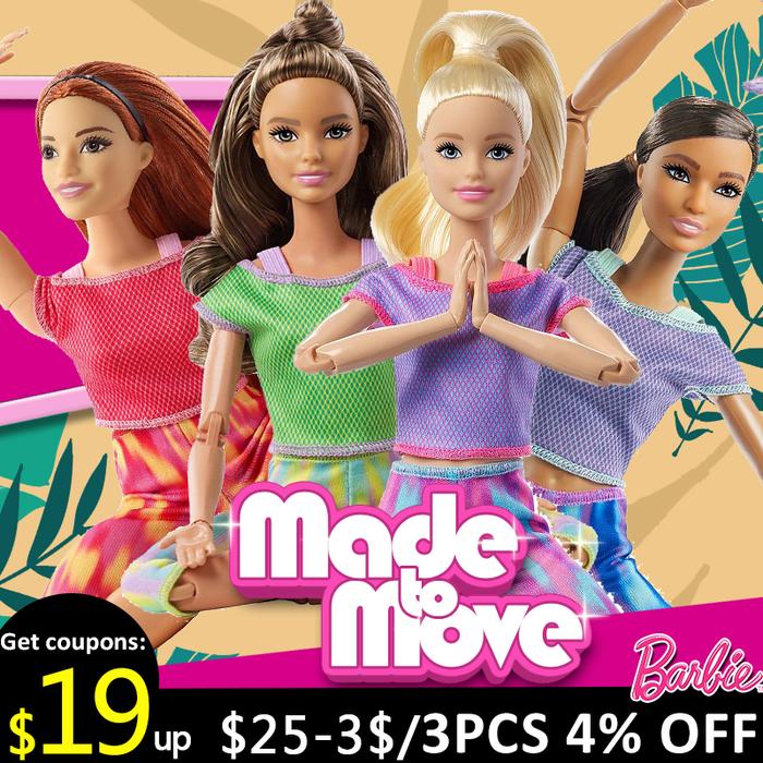 Original Barbie Yoga Doll Joints Made To Move Body Barbie Sports