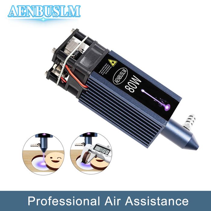 AENBUSLM 40W 80W Laser Module 450nm Laser Head Blue Light Laser
