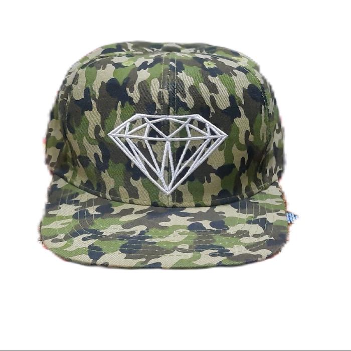 topi snapback diamond supply camo