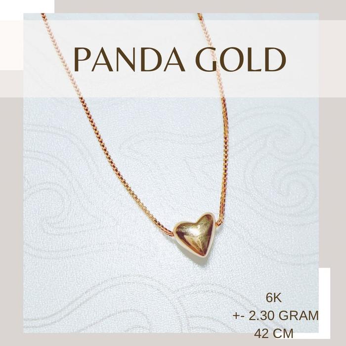 KALUNG EMAS LOVE - EMAS 6K - PANDA GOLD