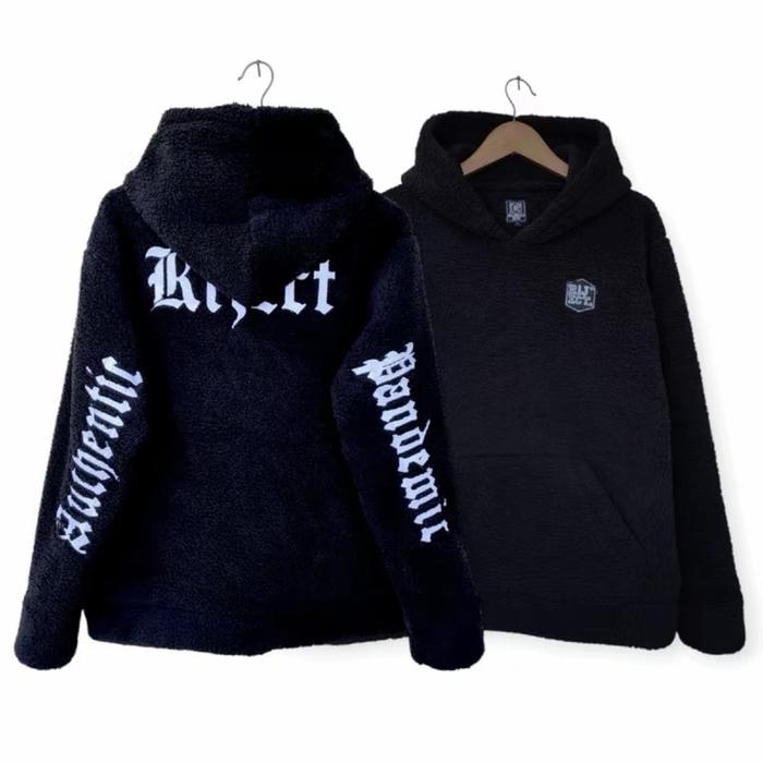 Hoodie Sherpa Authentic Riject Pandemic Pria&Wanita