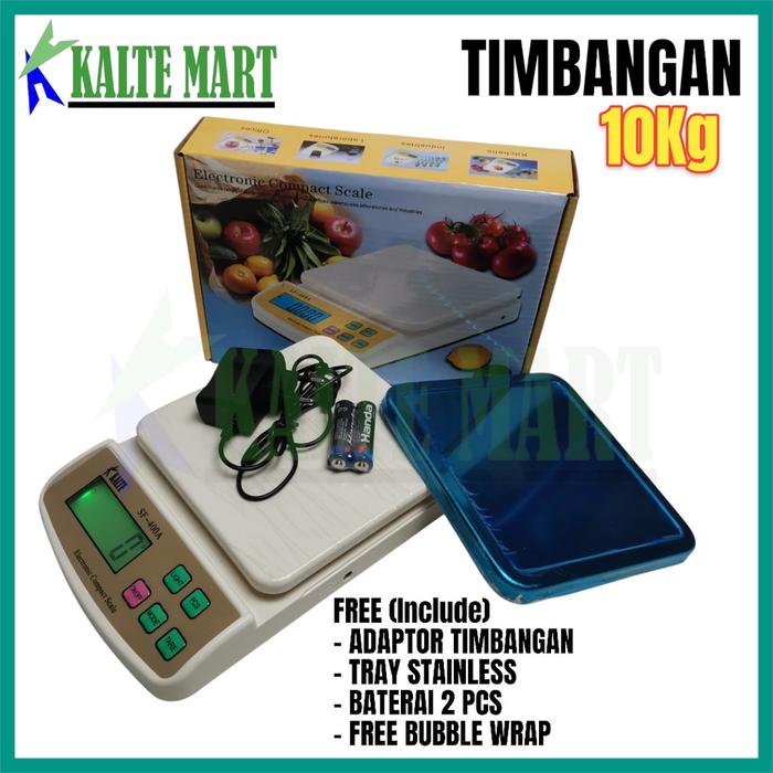 Timbangan Digital SF400A Dapur Buah Kue 10kg, Timbangan Dapur 10kg