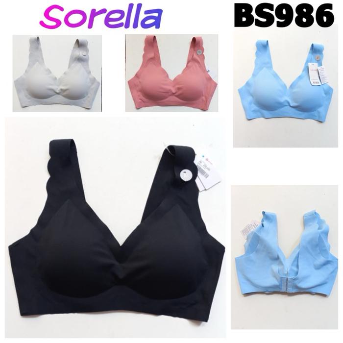 BS986 bra seamless sorella tanpa kawat XL 2XL