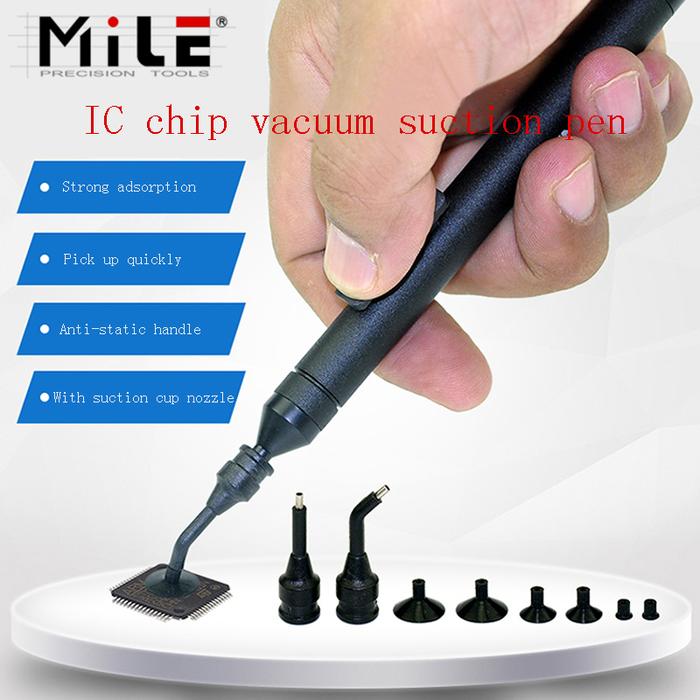 MILE Antistatic Manual Vacuum Suction Pen BGA Chip IC Pickup Tool and