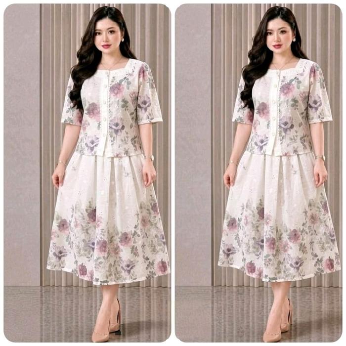 SET ROK WANITA KATUN BOLONG PREMIUM