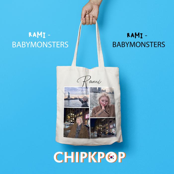 RAMI TOTEBAG [PAKET SET] BABYMONSTERS I BABYMONSTERS MERCH I BABYMONSTERS ALBUM I BABYMONSTERS PC I 