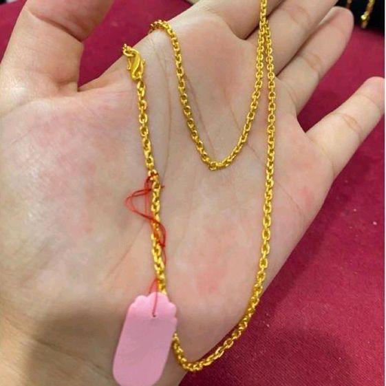 Kalung Koin 91 Anti Karat Perhiasan Titanium Xuping Tahan Lama Tidak Mudah Rusak dan Tidak Menyebabk