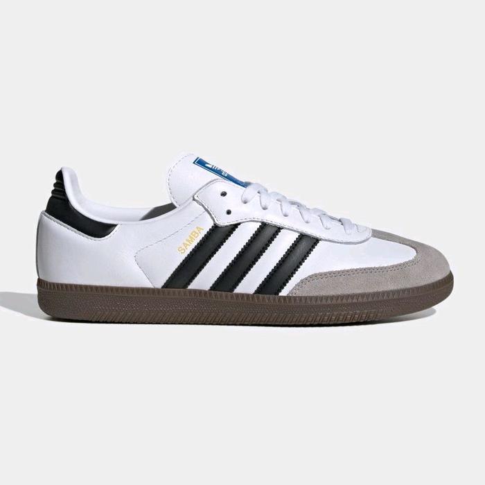 Sepatu Sneakers Casual Adidas Samba OG Unisex Authentic BNWB - Cloud White/ Core Black/ Clear Granit
