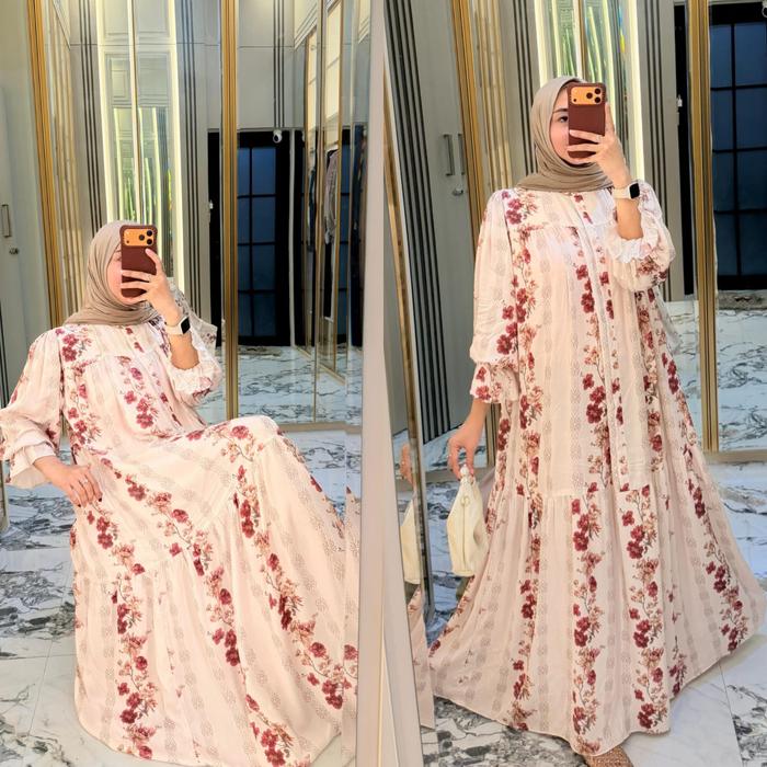 PROMO!!! Gamis Arumi Dres Rayon Jumbo Busui