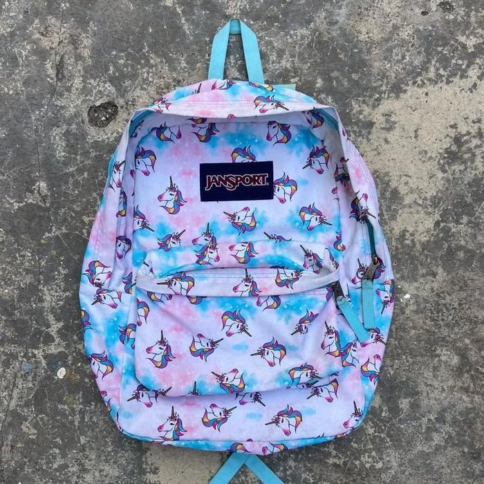 Tas JanSport Uniseks Unicorn Cocok Buat Pria Dan Wanita Tas Dengan Design Lucu Dan Menarik