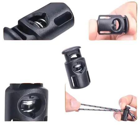 Stopper Tali tas Stopper Knop Tali Serut Pengunci /Stopper Tali 500pcs