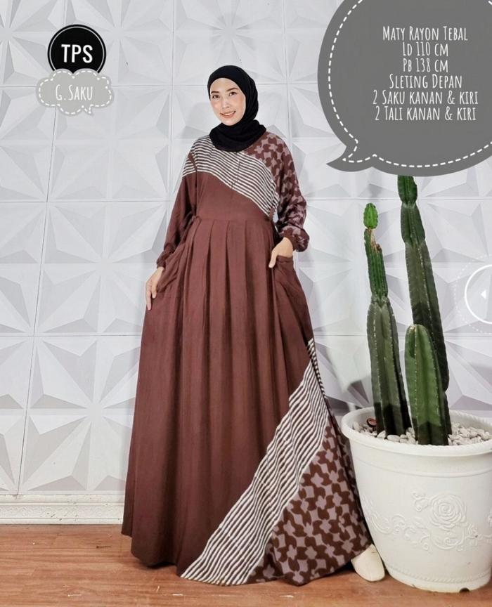 pusat konveksi daster tidur panjang wanita motif batik lengkap murah pekalongan