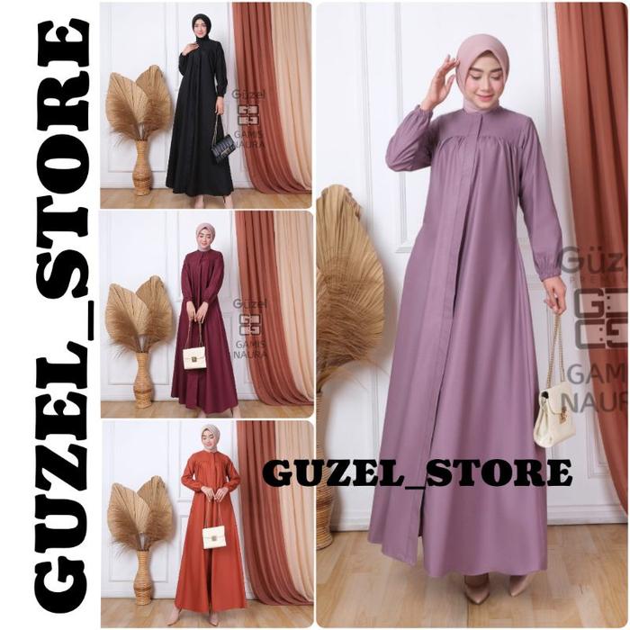 Ready.. Gamis katun toyobo premium / gamis polos ori guzel / gamis naura bahan toyobo / gamis madina