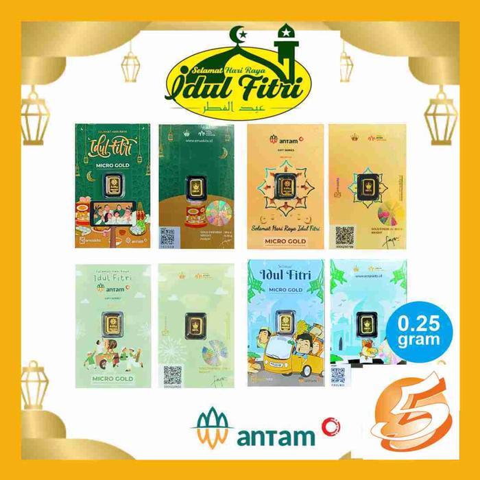 Promoo!!! Emas Logam Mulia Antam Emas Kita Idul Fitri Lebaran 0.25 Gram