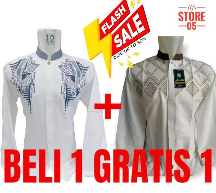 BAJU KOKO BELI 1 GRATIS 1 DARI AKUN RJS STORE05