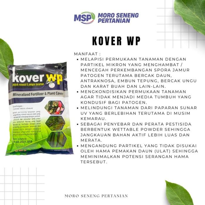 Kover Wp 1Kg ( Mineral Pelindung Tanaman ) Sudah Deptan Terlaris