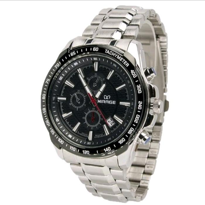 100%ORIGINAL*"MIRAGE"*Jam Tangan Pria Sport Original,tampilan Elegan Analog tanggal aktif, Dijamin T
