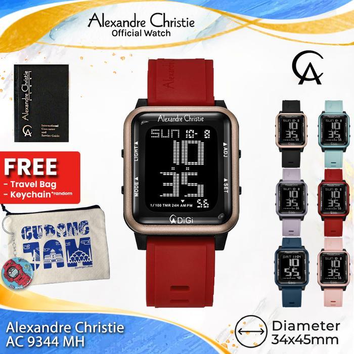 Alexandre Christie Pria Ac 9344 Mh Ac 9344 Ac9344Mh Rubber Strap