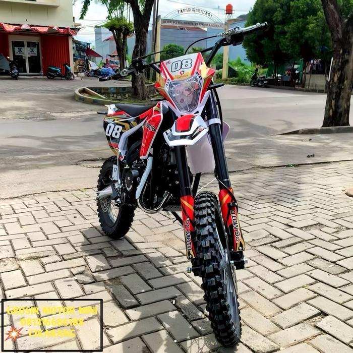 MOTOR MINI TRAIL 125CC SYMOTOS-08 RING 17/14 MESIN 4TAK + LAMPU DEPAN