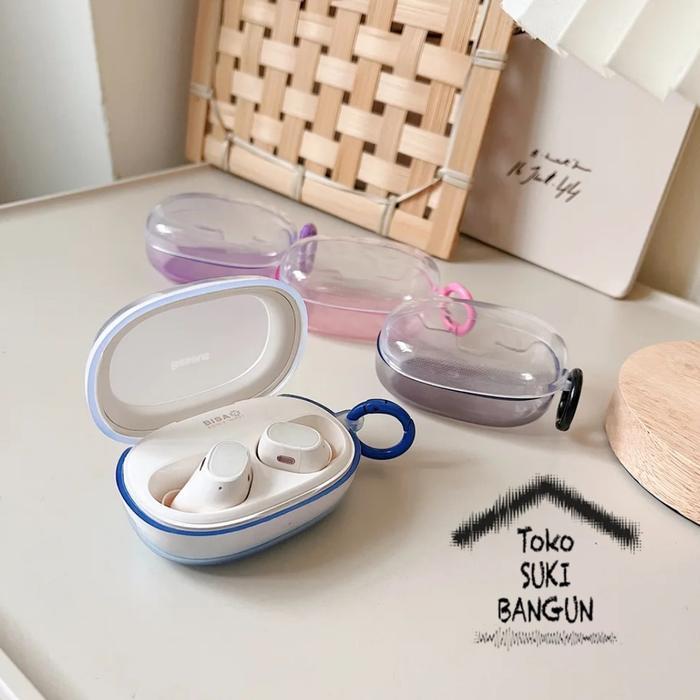 Case Baseus Encok WM03 Rubber Clear GRADASI Silicone Cover Casing