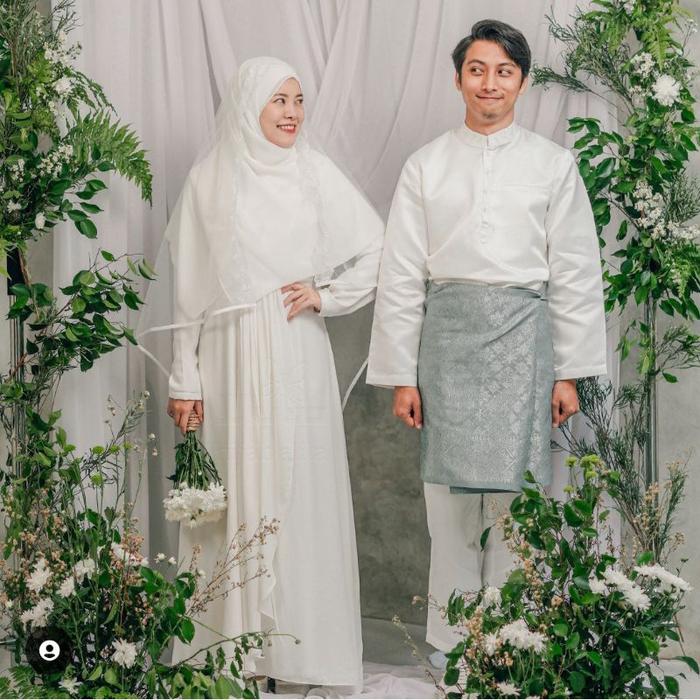PREMIUM (READY) terjamin Set akad Nikah Gamis akad zaina dan baju set koko akad by hijab alila / hij