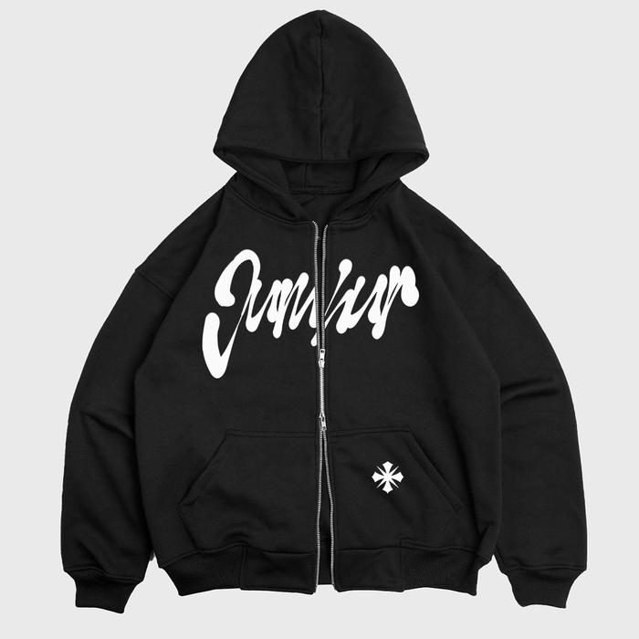 JUMHUR | DOUBLE ZIPPER BOXY HOODIE | ESTEEM | FLEECE 280-300 GSM