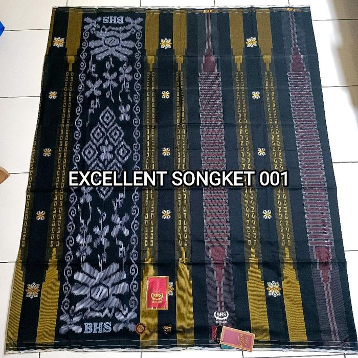 SARUNG BHS EXCELLENT SONGKET GOLD, SARUNG BHS EXCELLENT GOLD ORIGINAL