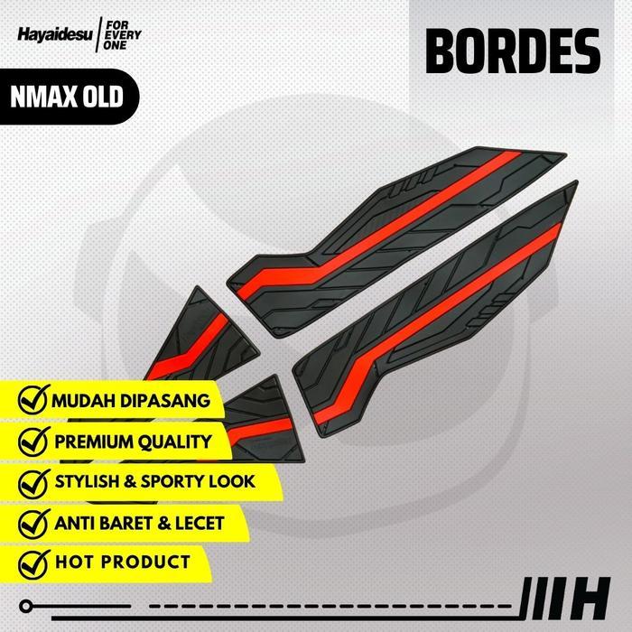 Sale Hayaidesu Nmax Old 2015-2019 Floor Step Boardrest Karpet Pijakan Kaki Motor - Bordes