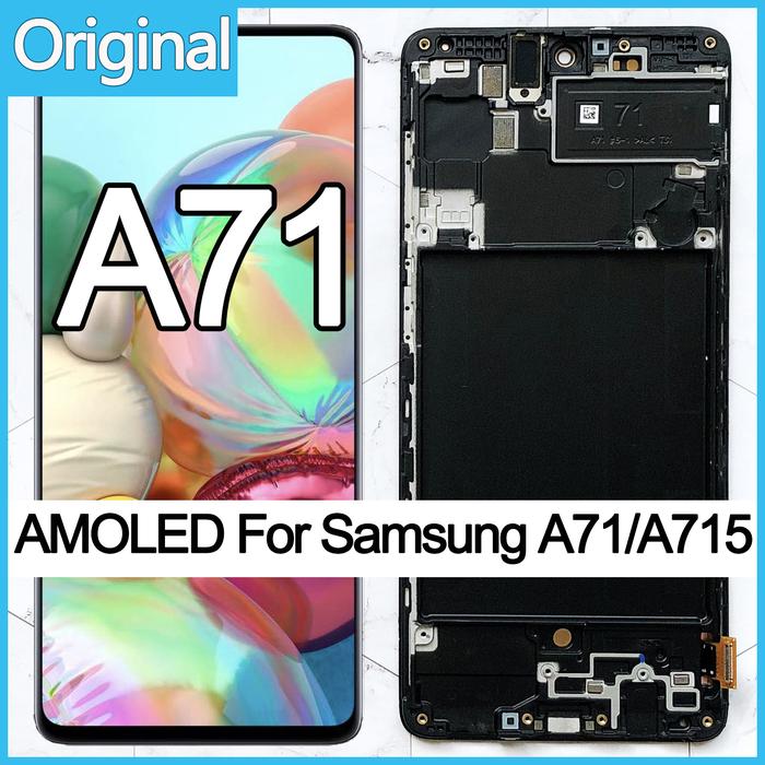 6.7" Original AMOLED For Samsung Galaxy A71 LCD Touch Digitizer