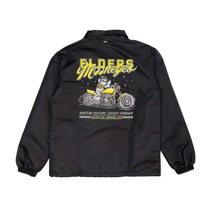 Coach Jacket "Elders Company X Moon eyes japan " Custom Bike