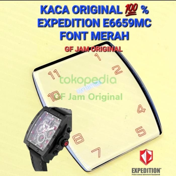 KACA JAM TANGAN EXPEDITION E6659 E 6659 ORIGINAL 100% PART DIJAMIN