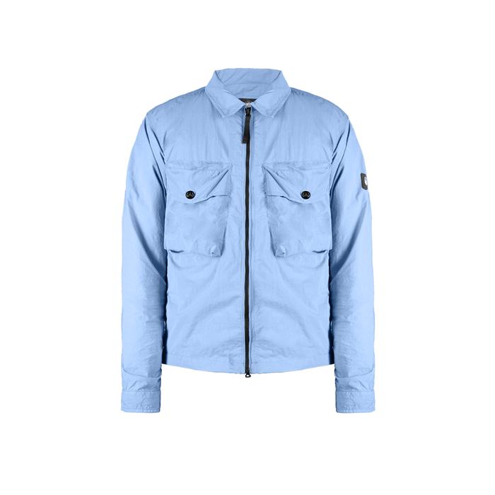 Prung Roaks Overshirt Jacket Casuals Football Jaket Warna Biru