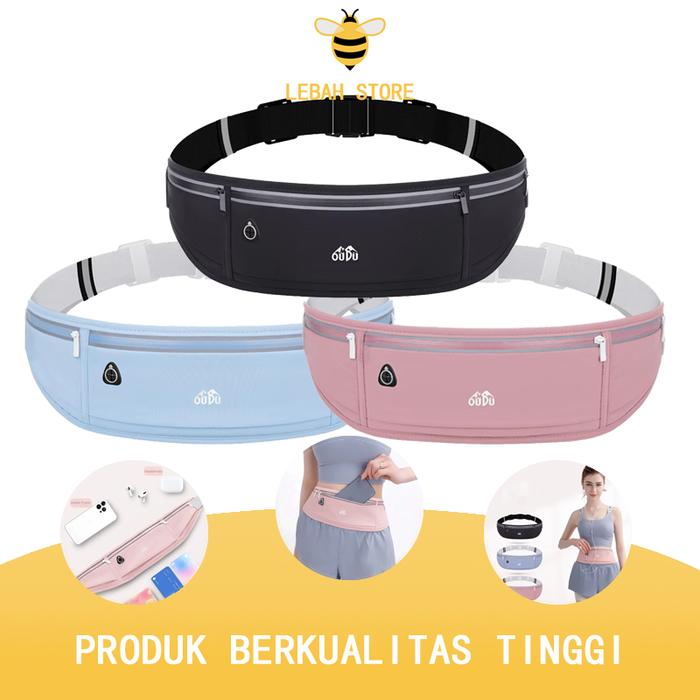 Tas Pinggang Olahraga Tas Ponsel Lari Peralatan Luar Ruangan Pria dan Wanita Tas Sabuk Mini Baru Tak