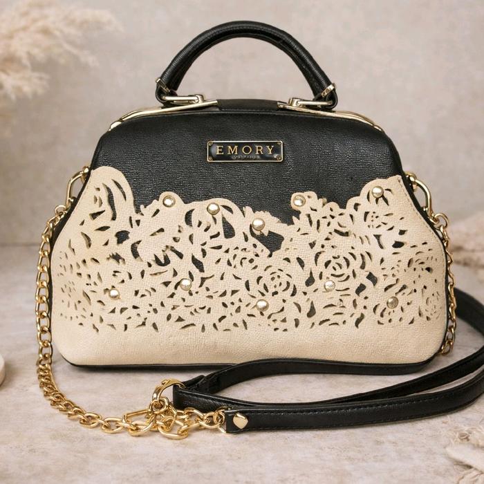 Tas emory wanita selempang Kulit